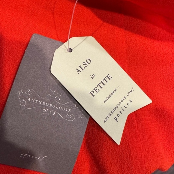 Anthropologie Sunday in Brooklyn Wide Leg Shorts Pleated | Orange | Size 2 | NWT - Picture 5 of 7